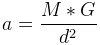 Aceleración Gravitatoria
