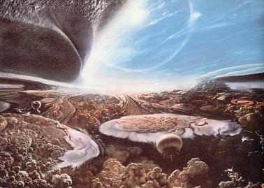 Paisaje en la Atm&oacute;sfera de J&uacute;piter