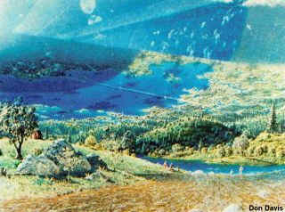 Paisaje interior de una Ciudad Espacial tipo Isla 3